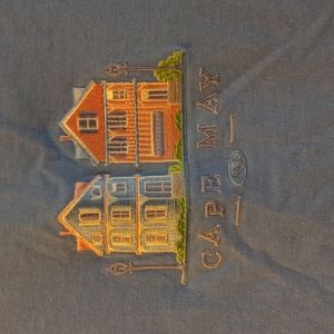 Gildan Cape May Embroidered Tourist T-Shirt Size XL